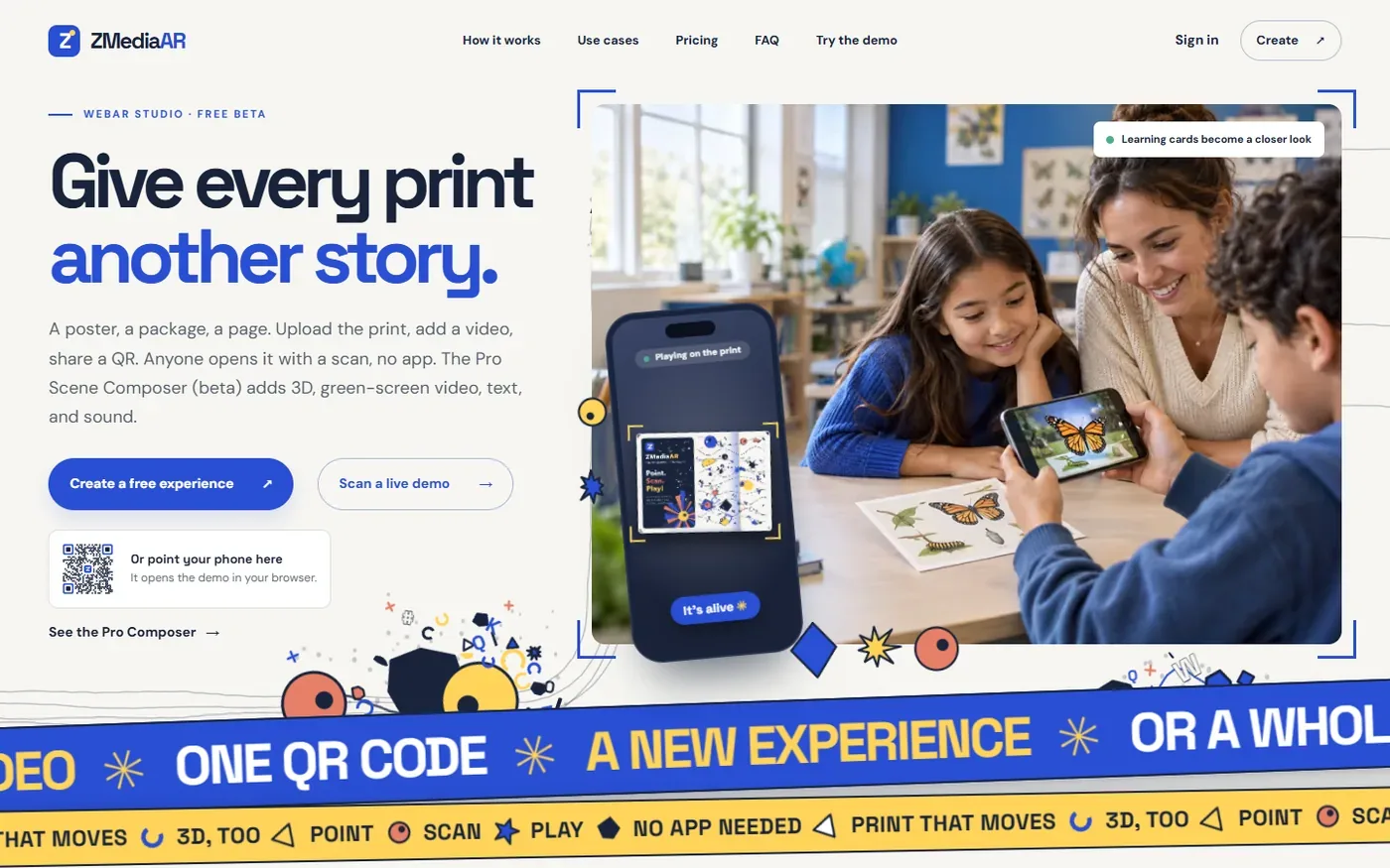 ZMediaAR — AR app · iPhone + Web by Luciano Olguin
